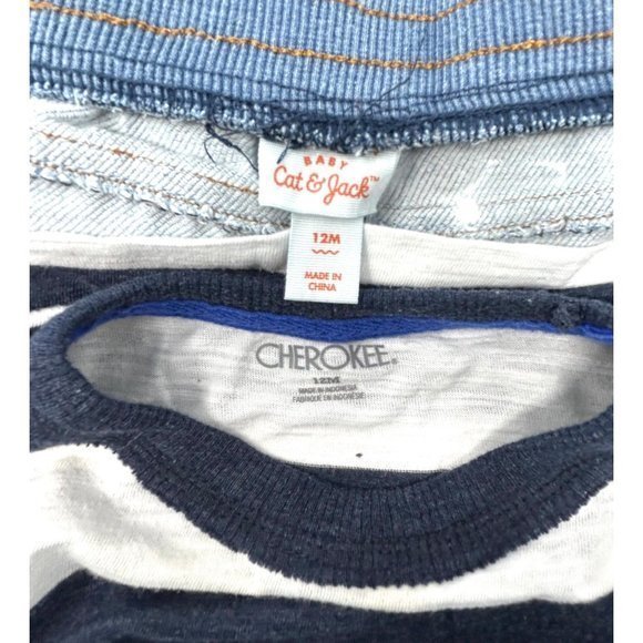 2 Baby Boy's Outfits - 2 Pants & 2 Shirts - Size - 12 Month - Picture 5 of 6